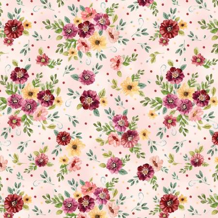 Sweet Blooms in Light Pink
