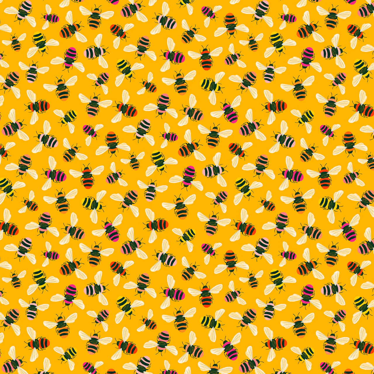 Bee Happy on Yellow | Remnant 40"