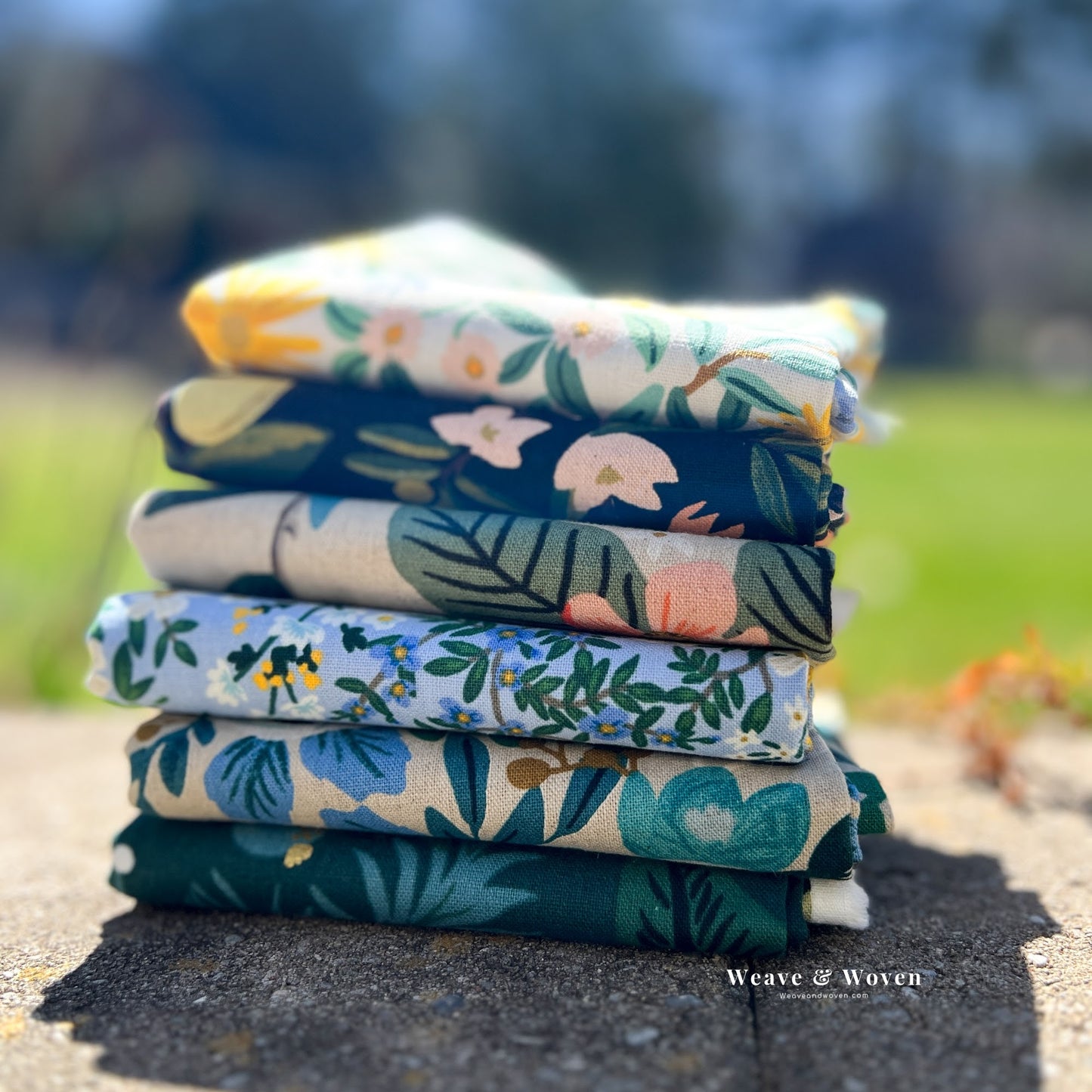 French Garden Rifle Paper Co Canvas | Fat Quarter Bundle