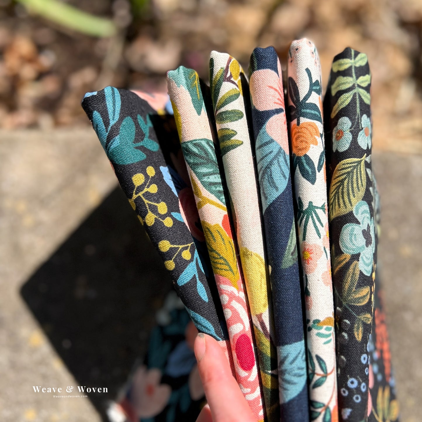 Dusk Rifle Paper Co Canvas | Fat Quarter Bundle