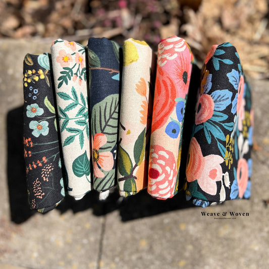 Dusk Rifle Paper Co Canvas | Fat Quarter Bundle