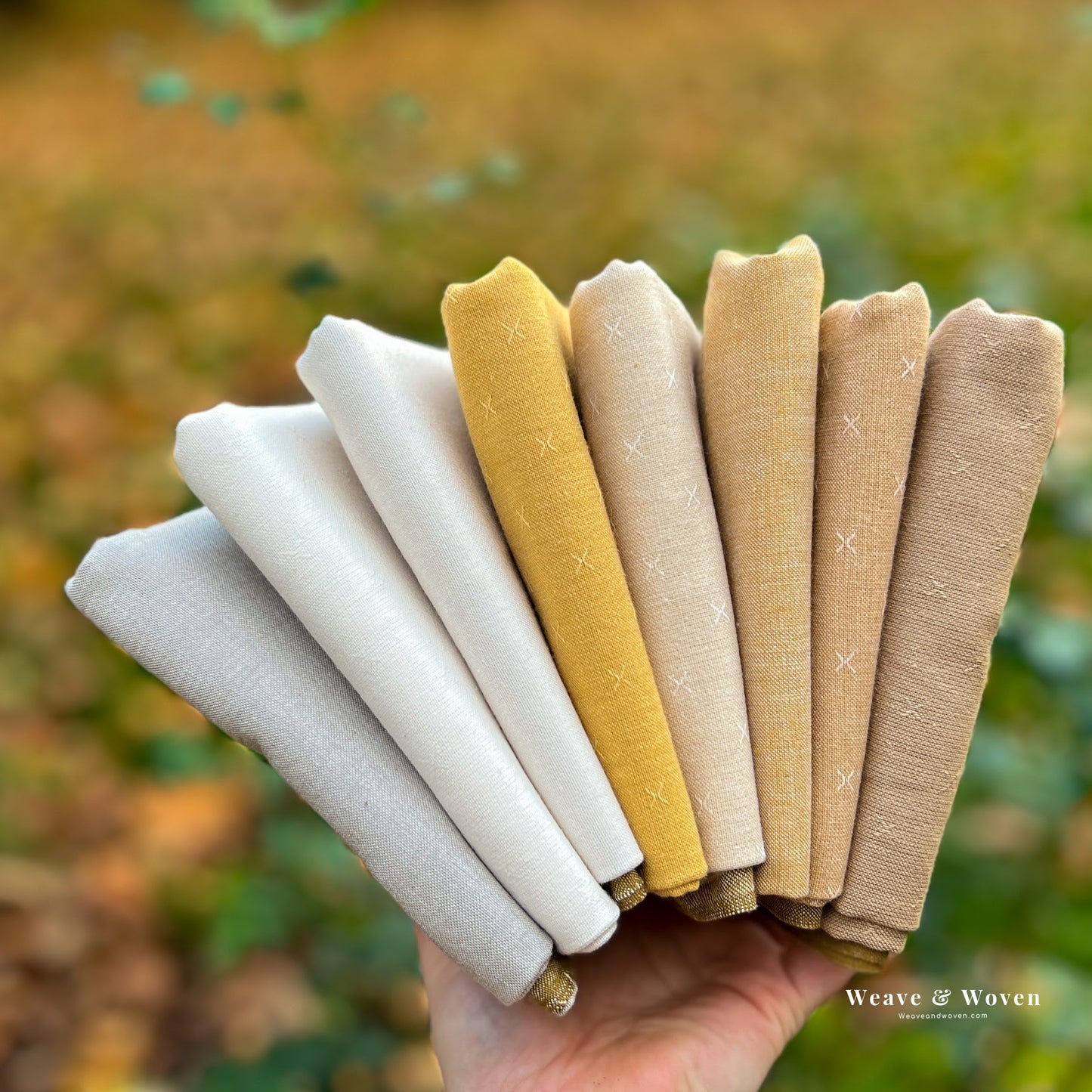 Buttercup Blossoms Woven Bundle | Fat Quarter Bundle