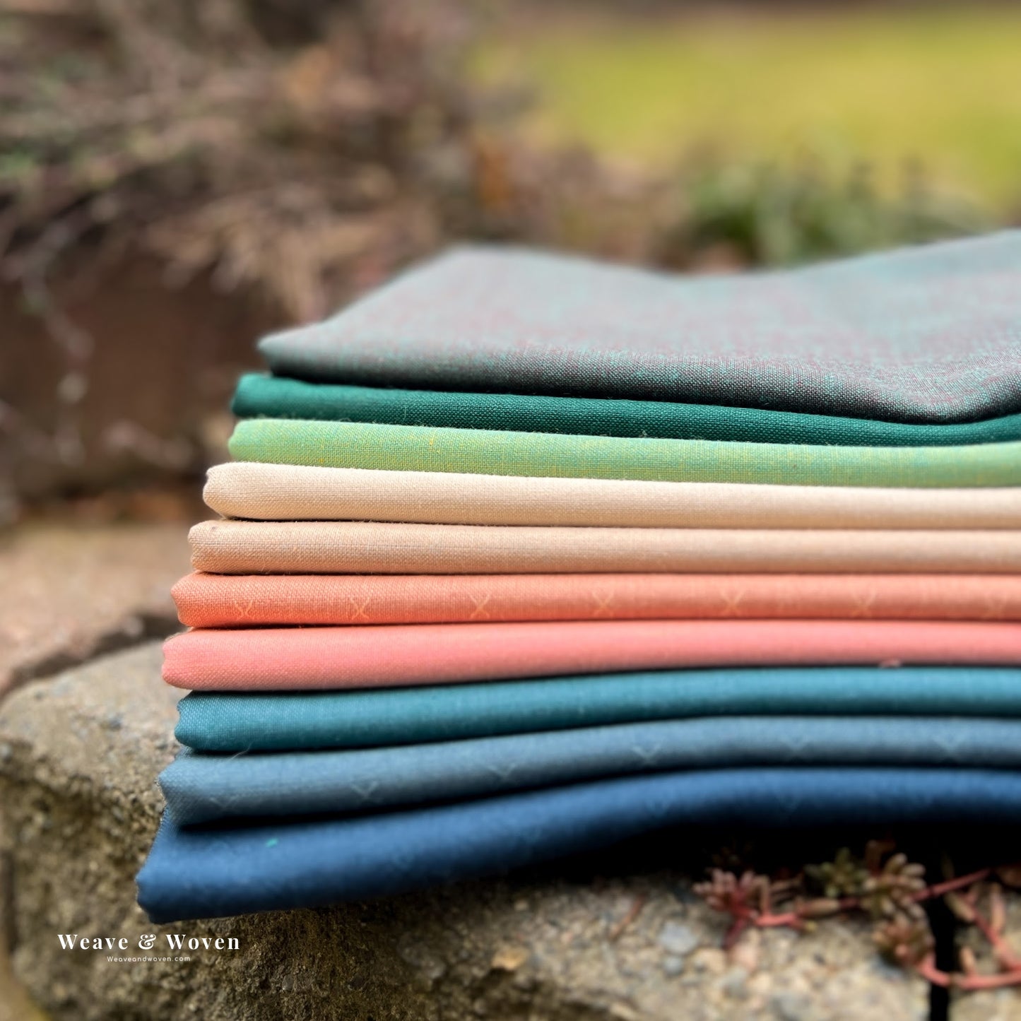 Lillypad | Fableism Fat Quarter Bundle - Weave & Woven