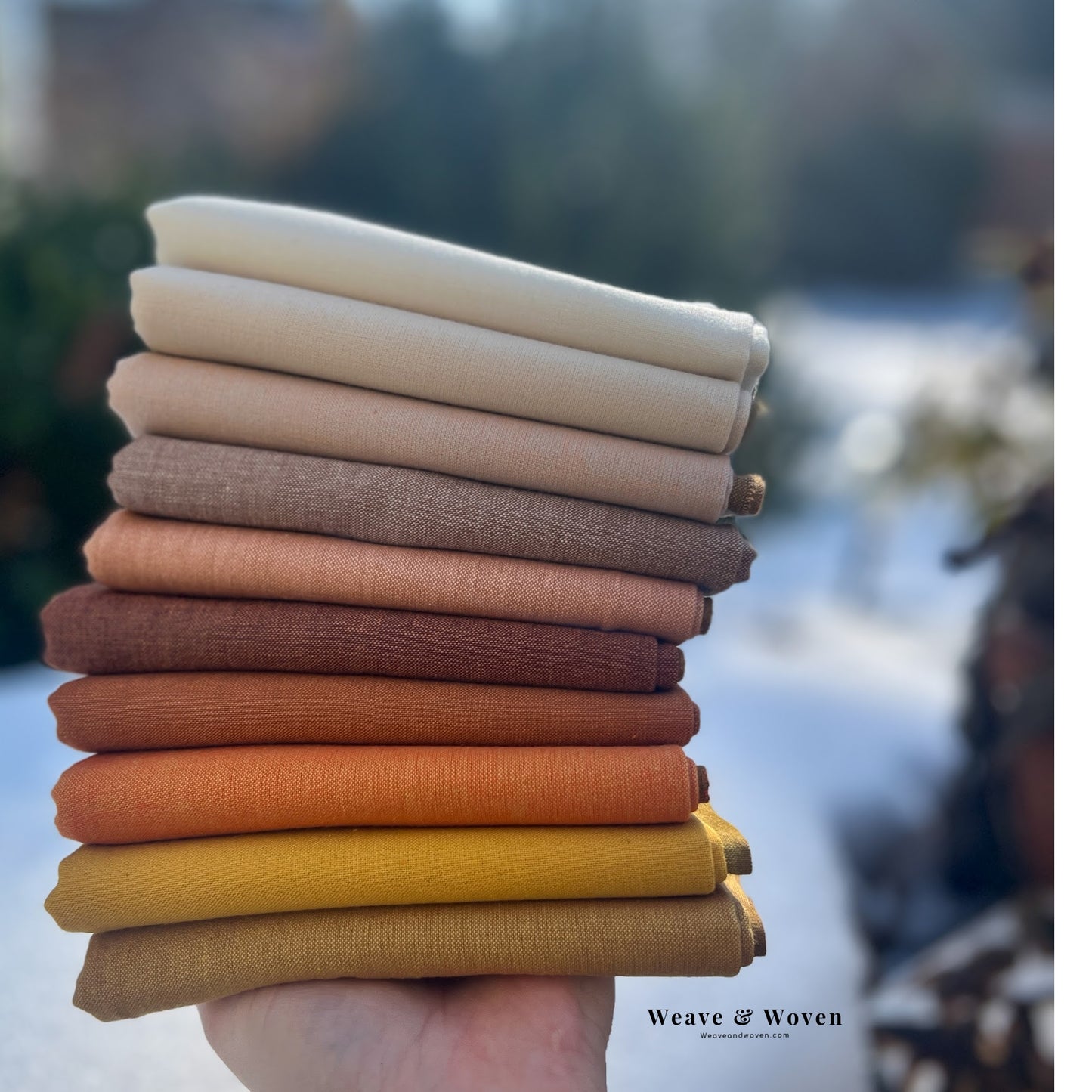 Landscape in Desert | Fat Quarter Bundle - Weave & Woven