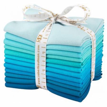 Pool Party Kona Cotton Bundle | Fat Quarter Bundle - Weave & Woven