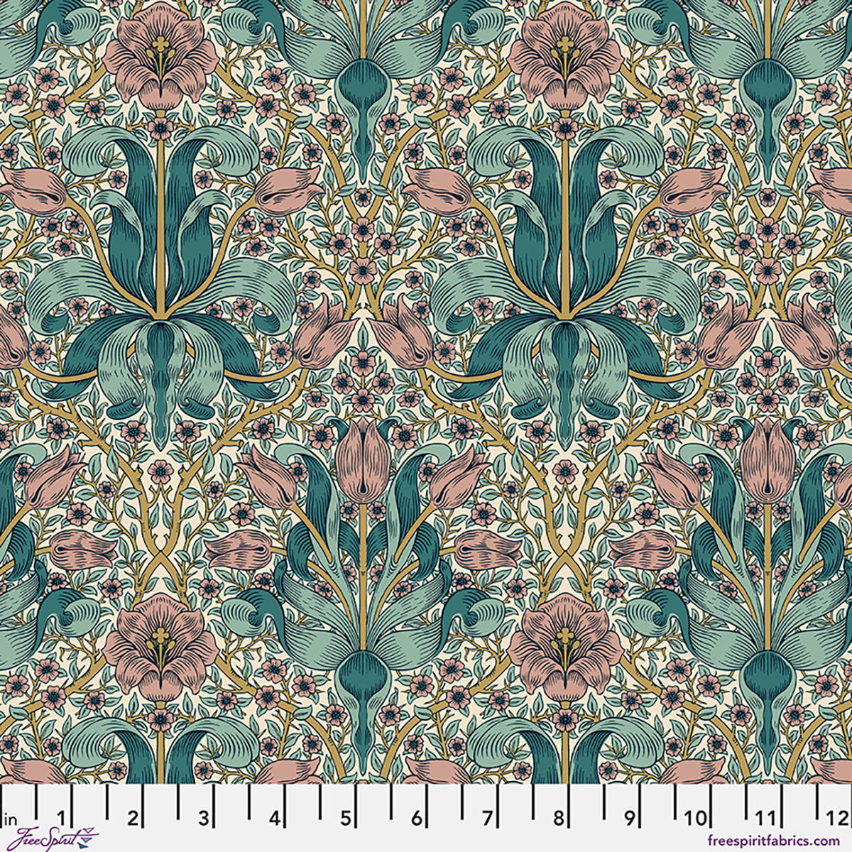 Spring Thicket in teal