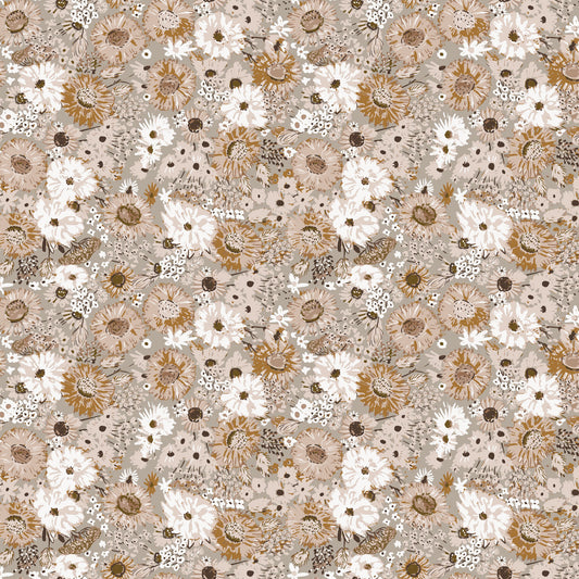 Florals on Taupe