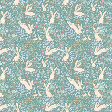Field of Bunnies in Brook