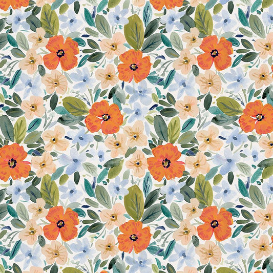 Marigolds on White