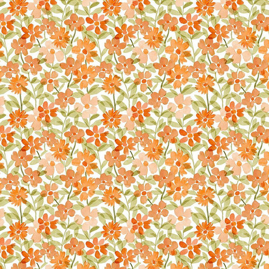 Spring Floral on White
