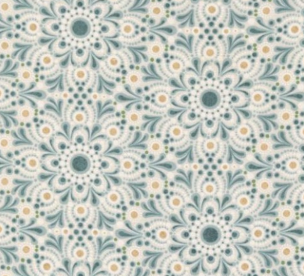 Floral Damask in Frost