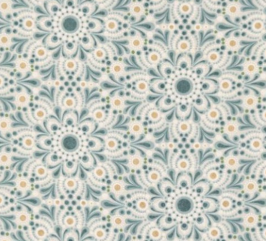 Floral Damask in Frost
