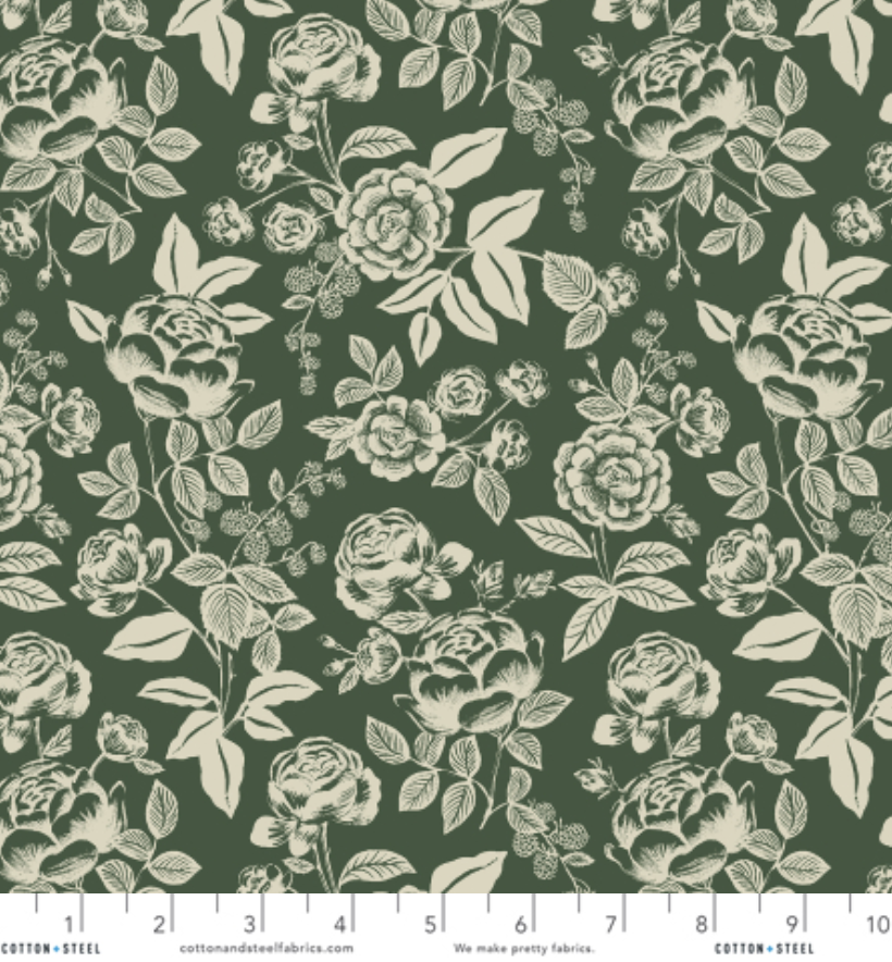 English Rose in Hunter and Cream