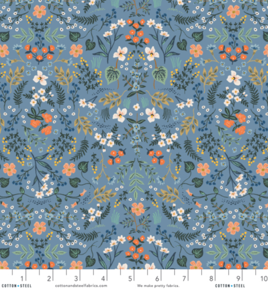 Wildwood in Blue | Metallic