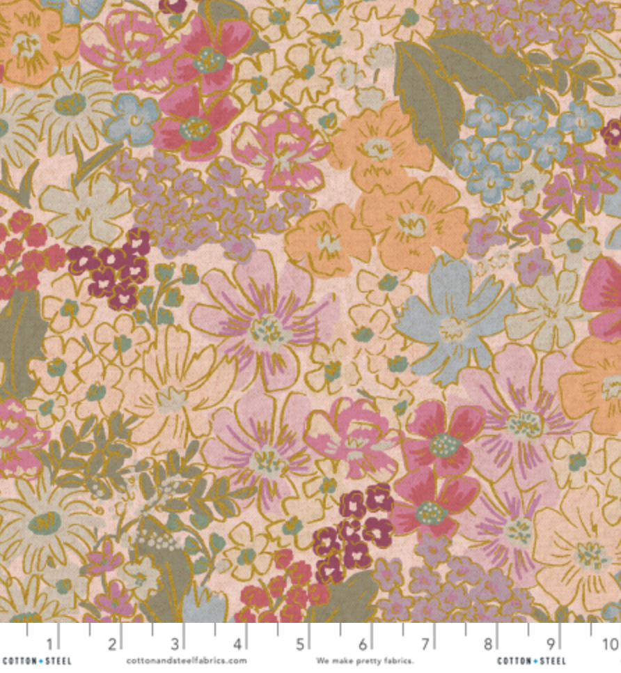 Mimi in Plum | Canvas | Metallic