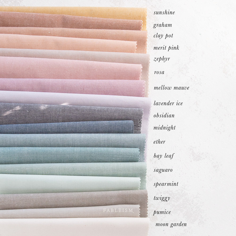 Bay Leaf | Remnant 31"| Everyday Chambray