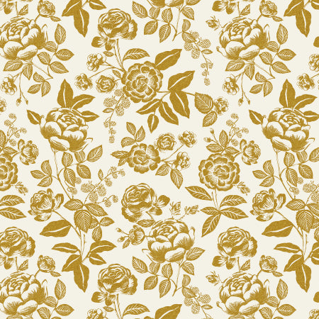 English Rose in Gold and Cream | Metallic