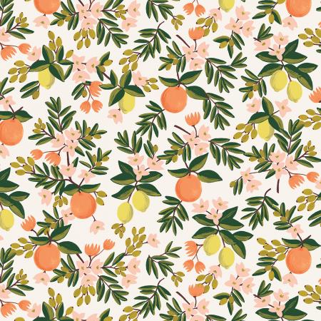 Citrus Florals Cream - Weave & Woven