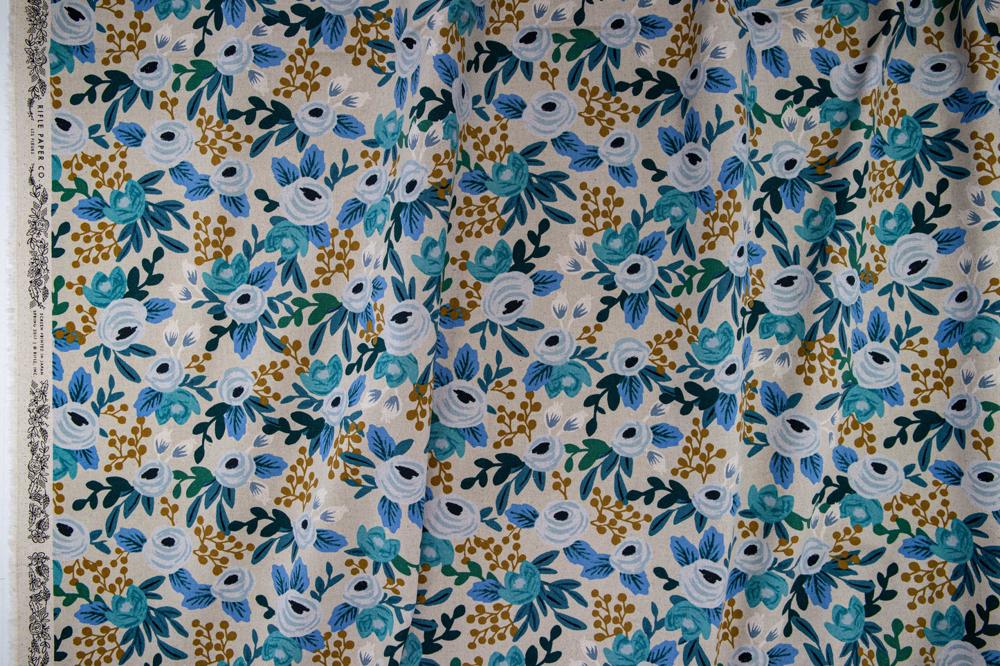 Rosa in Blue | Canvas - Weave & Woven