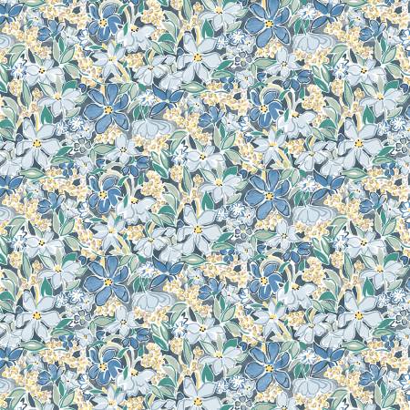 Sallieann Flowers in Blue - Weave & Woven
