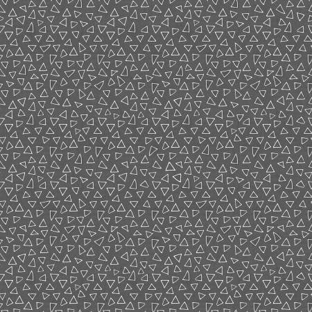 Floating Triangles in Grey - Weave & Woven