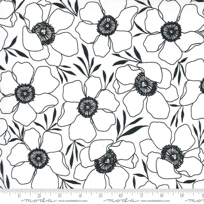 Anemone Flowers on Paper - Weave & Woven