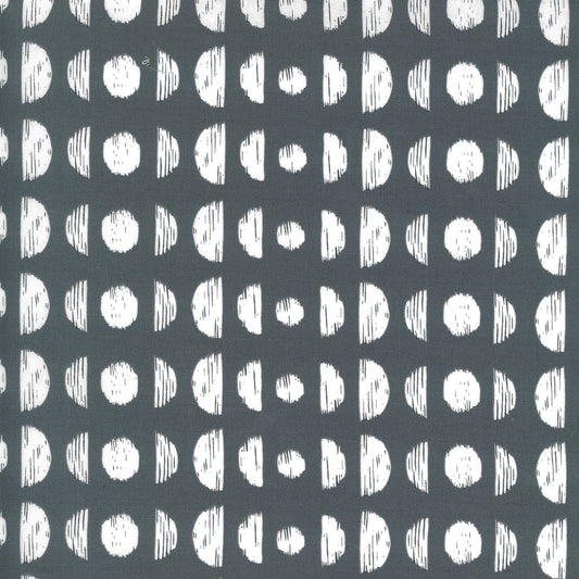 Moons on Graphite - Weave & Woven