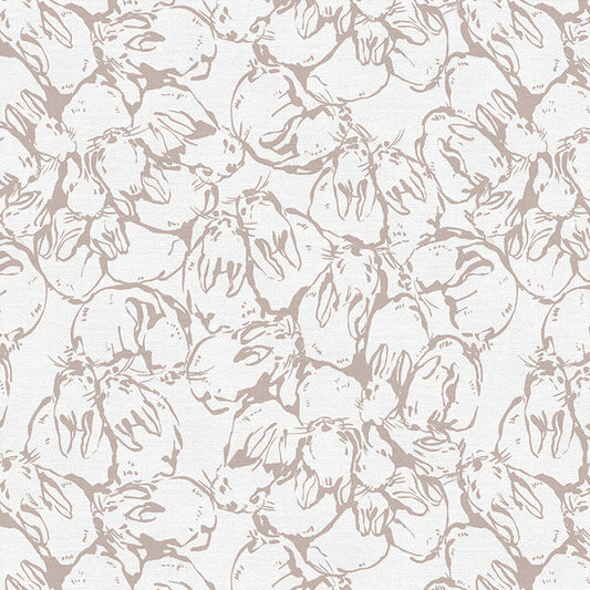 Bunny Cluster On Taupe