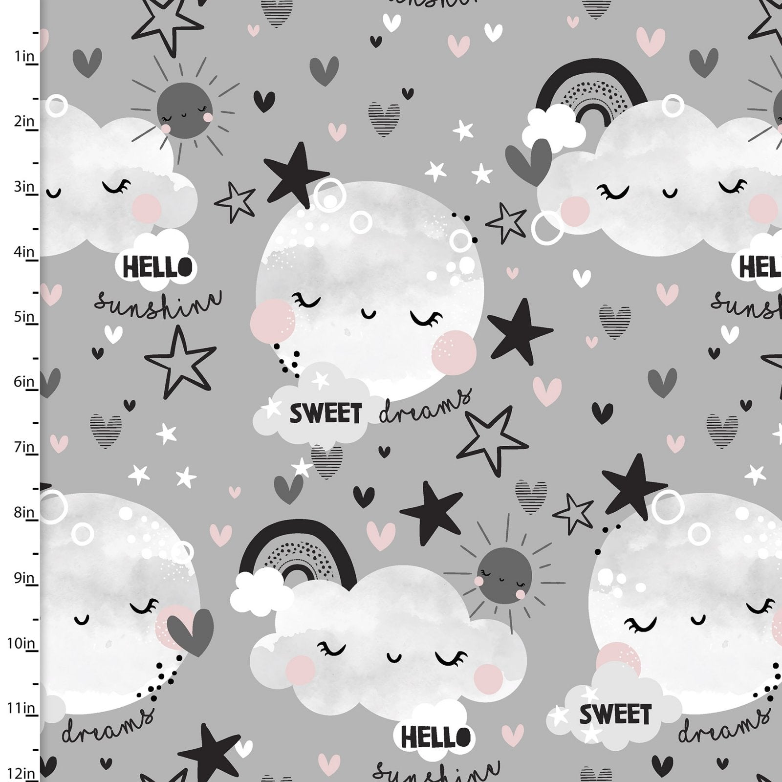 Sleeping Sky in Grey | Flannel - Weave & Woven