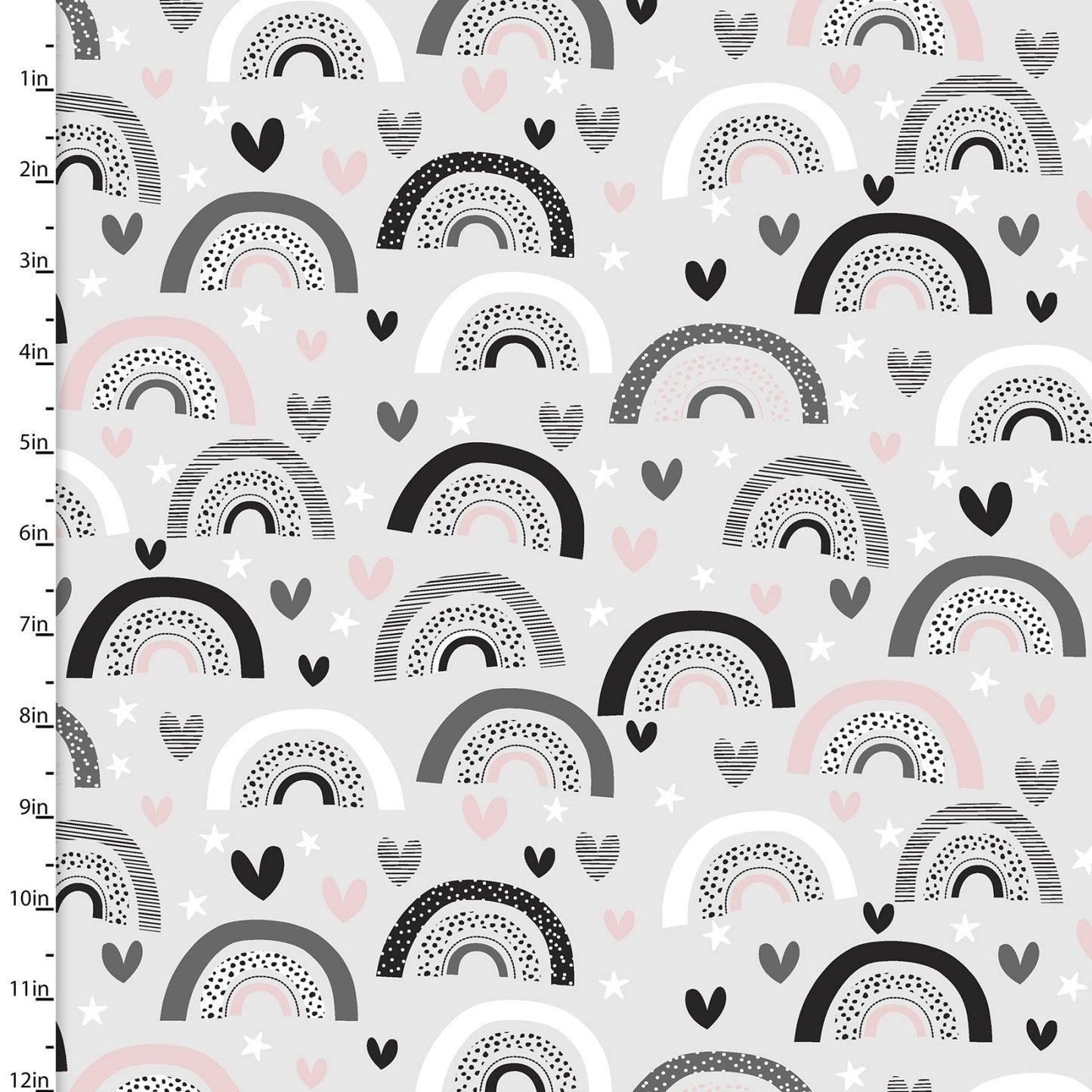 Dreaming Rainbows on Soft Grey | Flannel - Weave & Woven