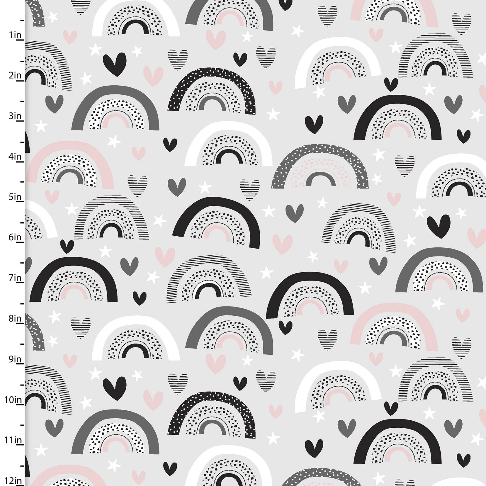 Dreaming Rainbows on Soft Grey | Flannel - Weave & Woven