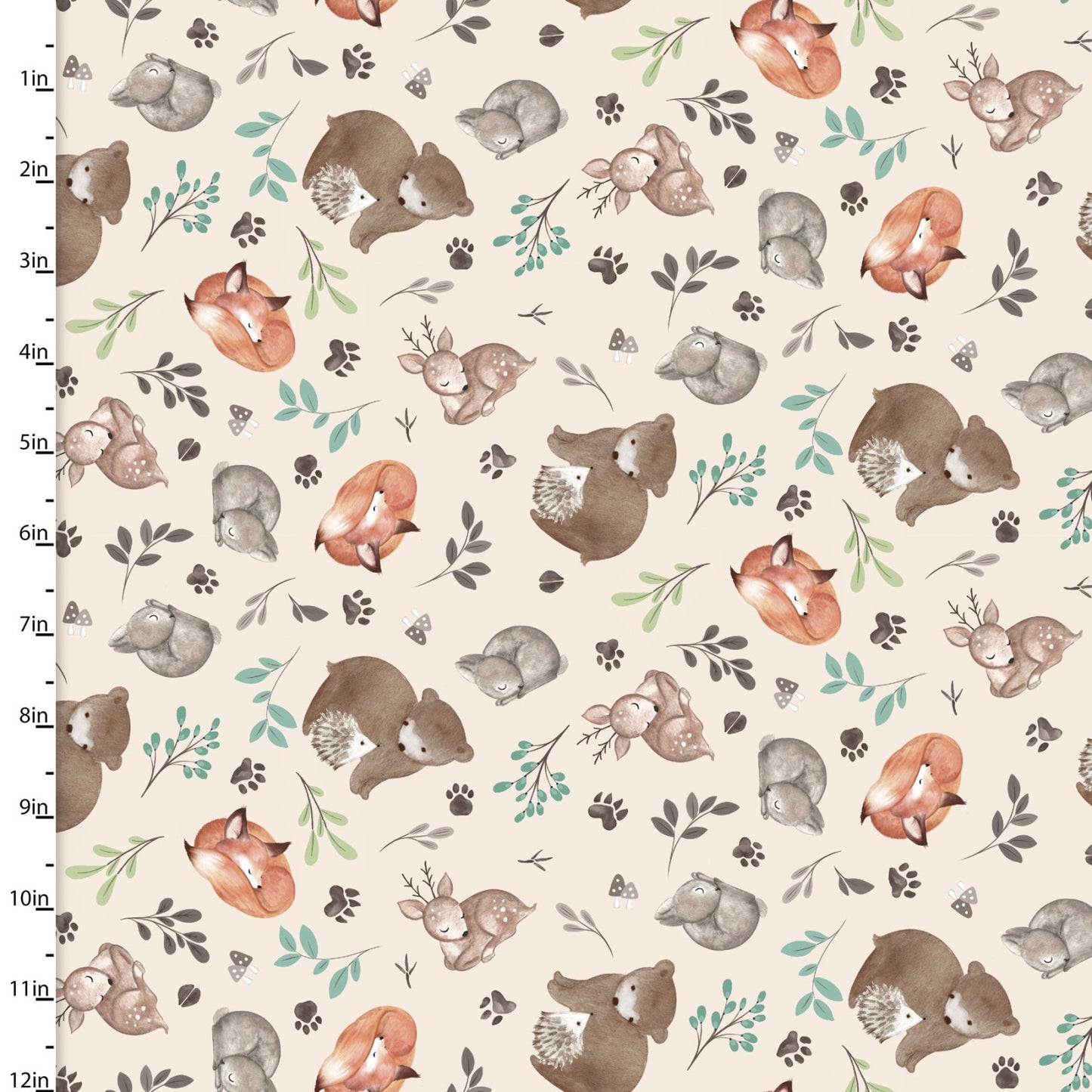 Tan Allover Woodland