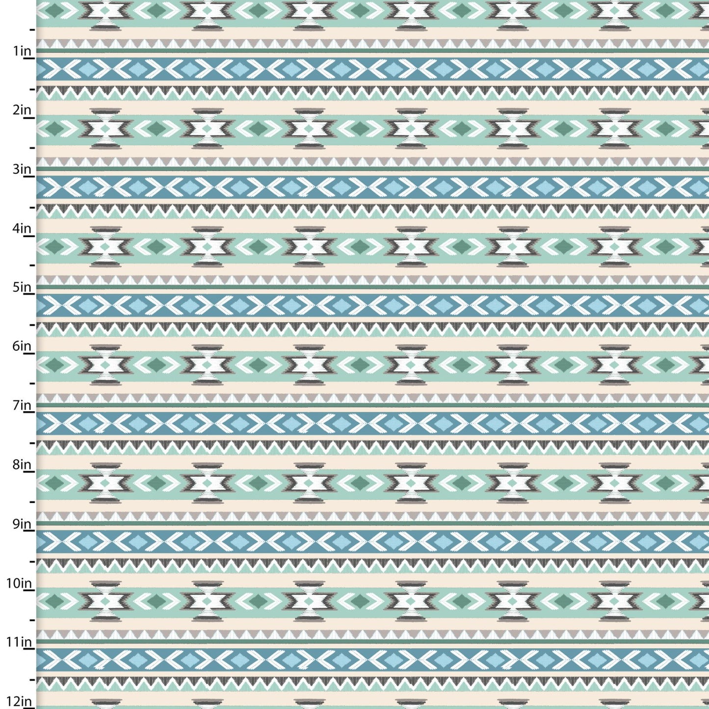 Green Geometric Stripe