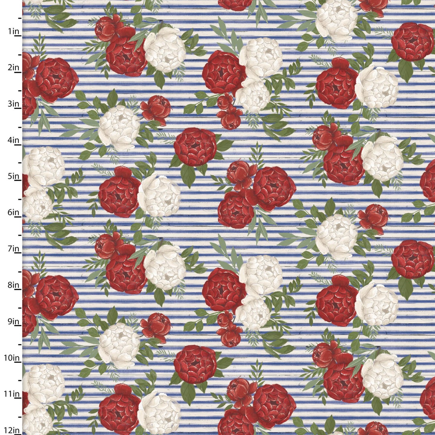 Rose Bloom Stripe