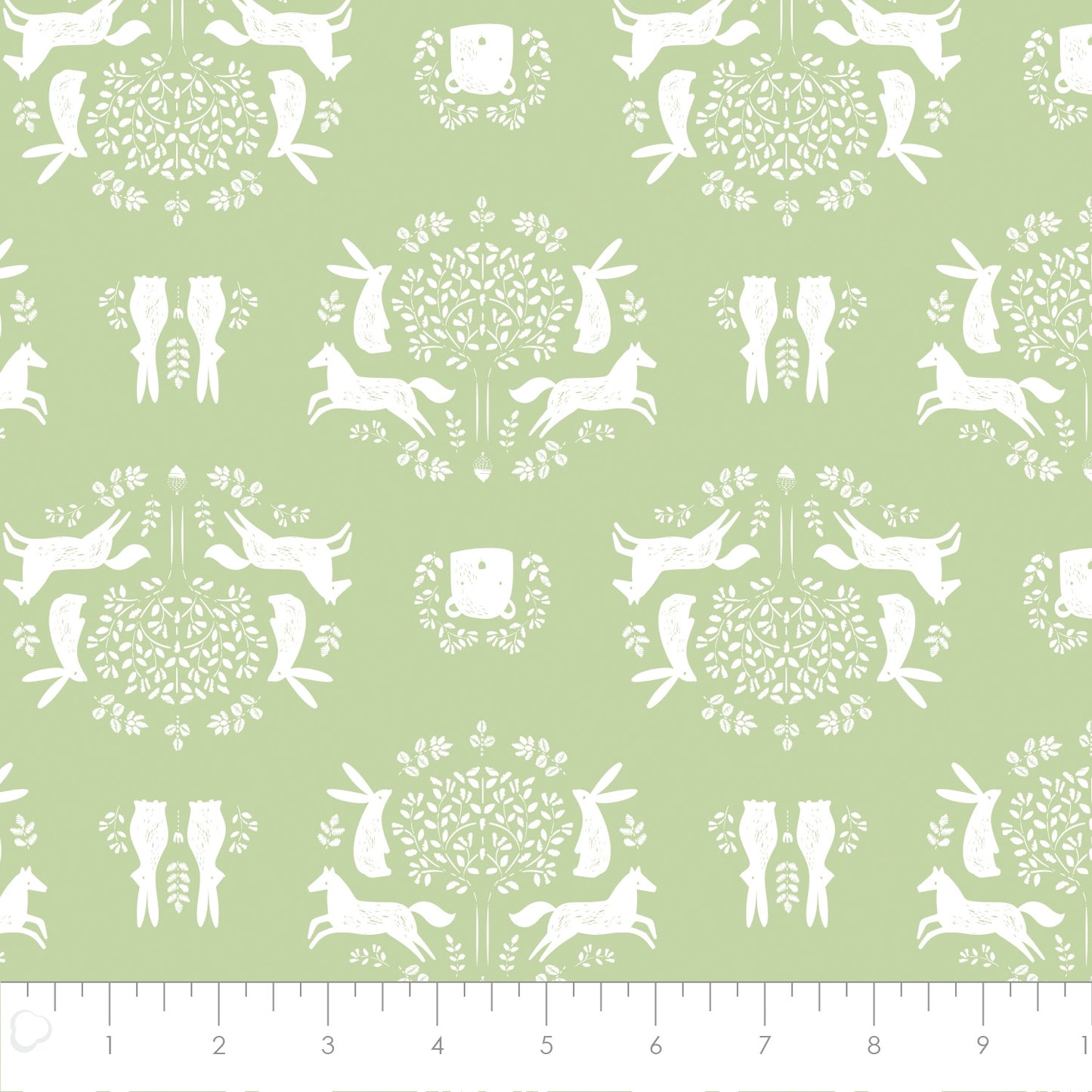 Friend Outlines in Green - Weave & Woven