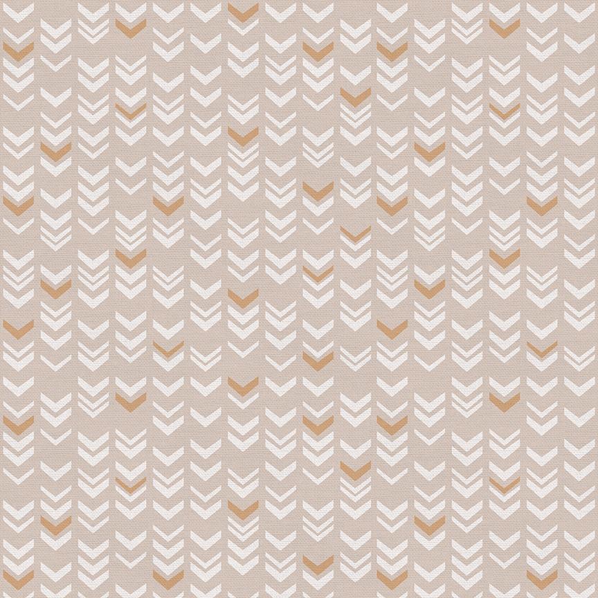 Arrow Stripes in Taupe - Weave & Woven