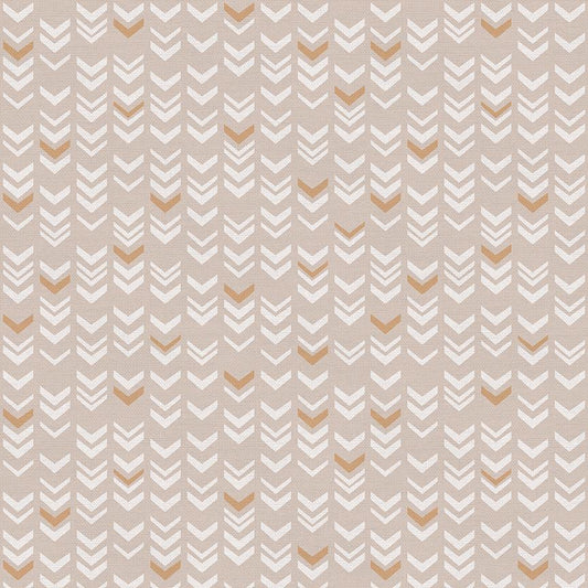 Arrow Stripes in Taupe - Weave & Woven