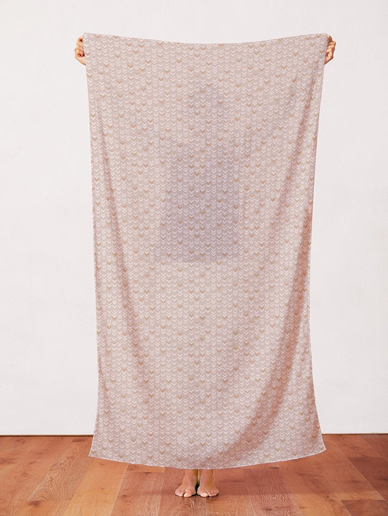 Arrow Stripes in Taupe - Weave & Woven