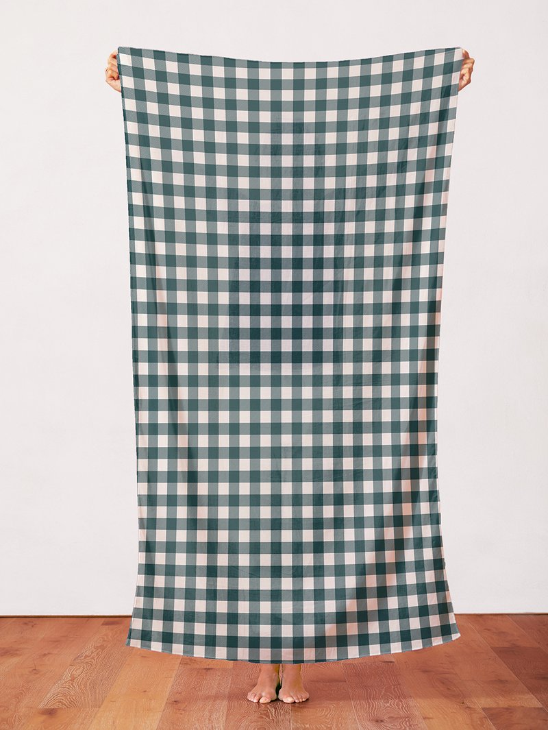 Dark Green Buffalo Check - Weave & Woven