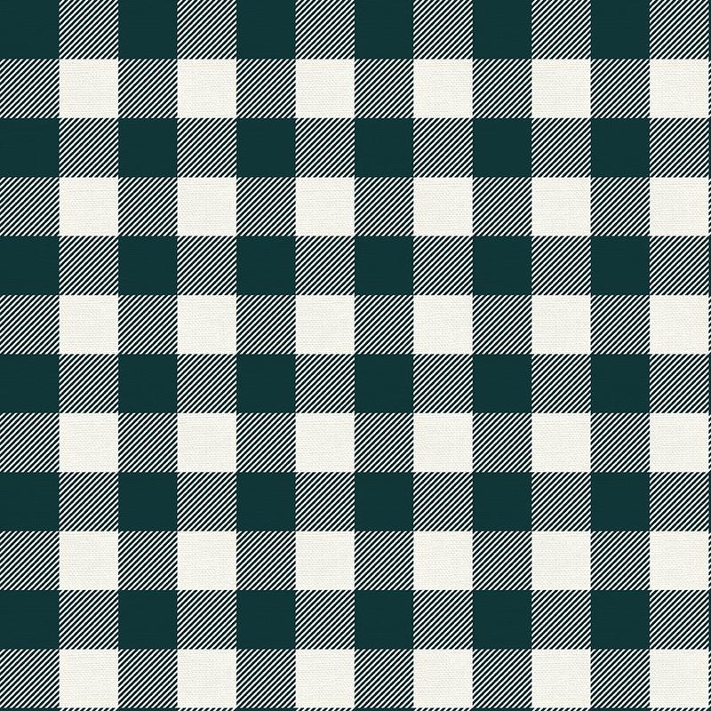 Dark Green Buffalo Check - Weave & Woven