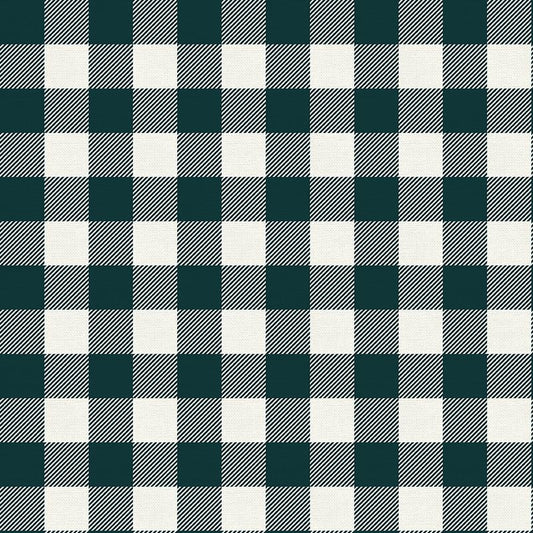 Dark Green Buffalo Check - Weave & Woven