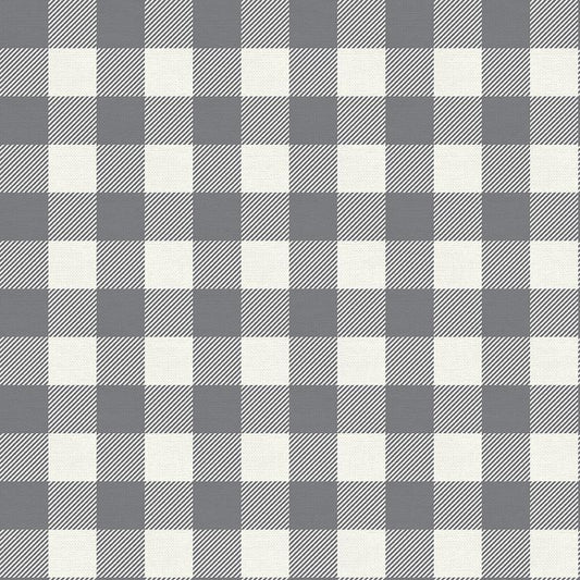 Grey Buffalo Check - Weave & Woven