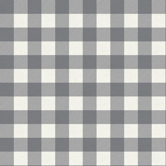 Grey Buffalo Check - Weave & Woven