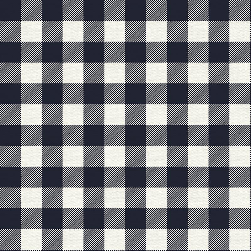 Navy Buffalo Check - Weave & Woven
