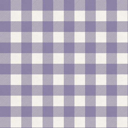 Periwinkle Buffalo Check - Weave & Woven