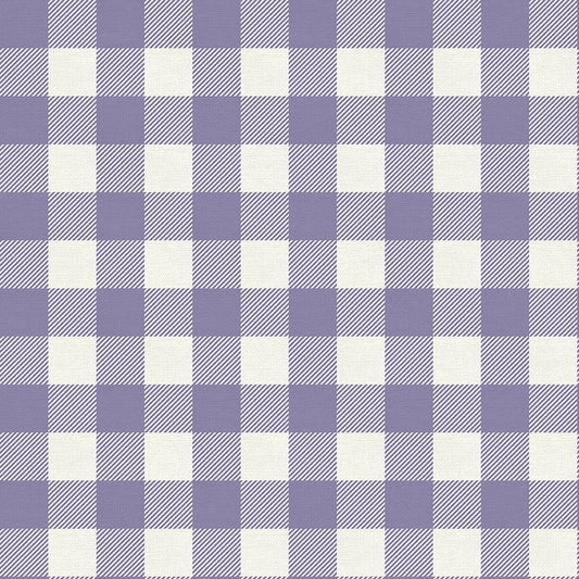 Periwinkle Buffalo Check - Weave & Woven