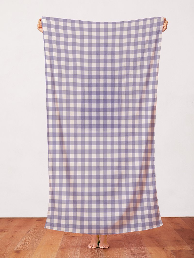 Periwinkle Buffalo Check - Weave & Woven