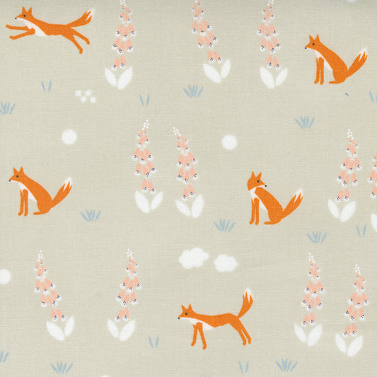 Meander Foxes in Cloud - Weave & Woven