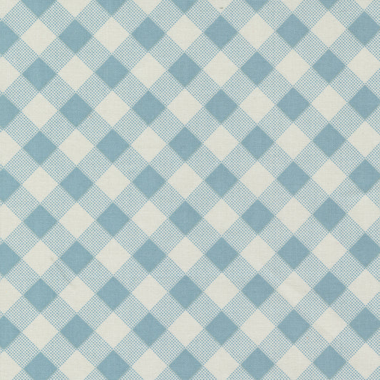 Meander Picnic Check in Cloud - Weave & Woven