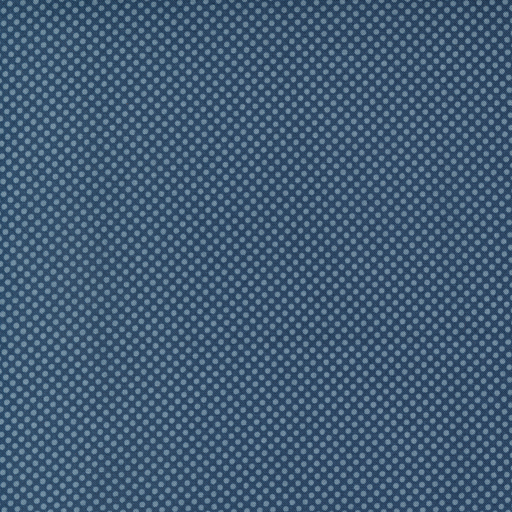 Meander Dots in Navy - Weave & Woven